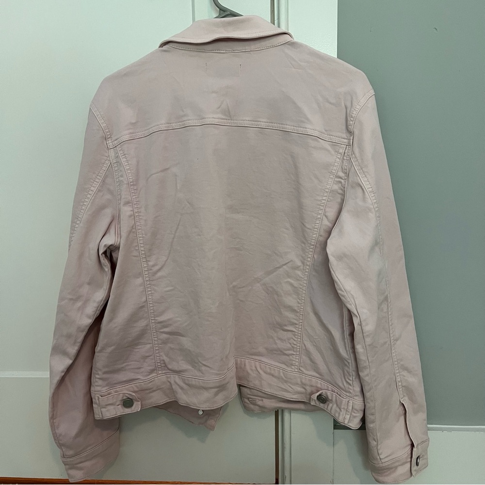 Women’s Pink Denim Jacket - Picture 2 of 3